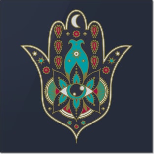 Hamsa Hand Posters and Art